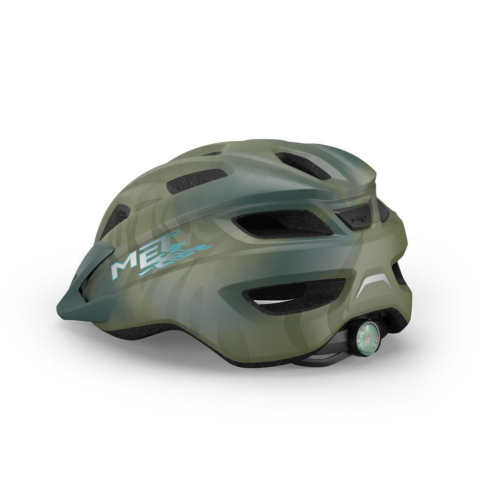 MET Crackerjack Green Matt Youth Cycle Helmet 2/4