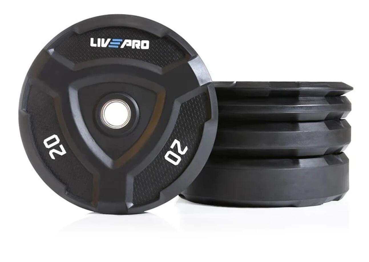 Bumper Plate, Gummi, Schwarz 2/7