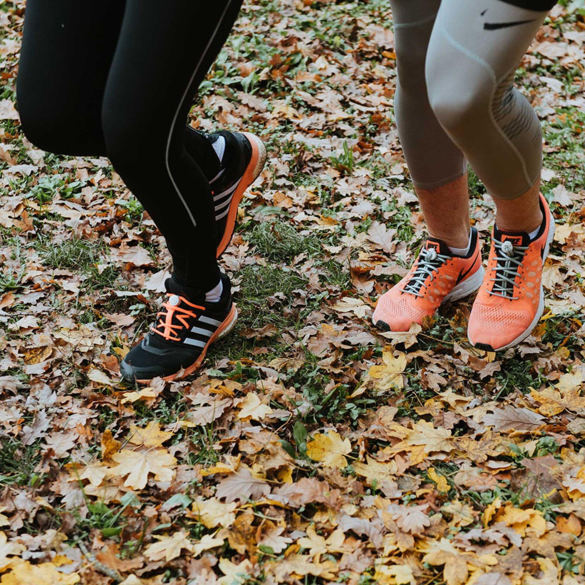 Lacets lastiques pour le trail 100 silicone NOIR LACETS