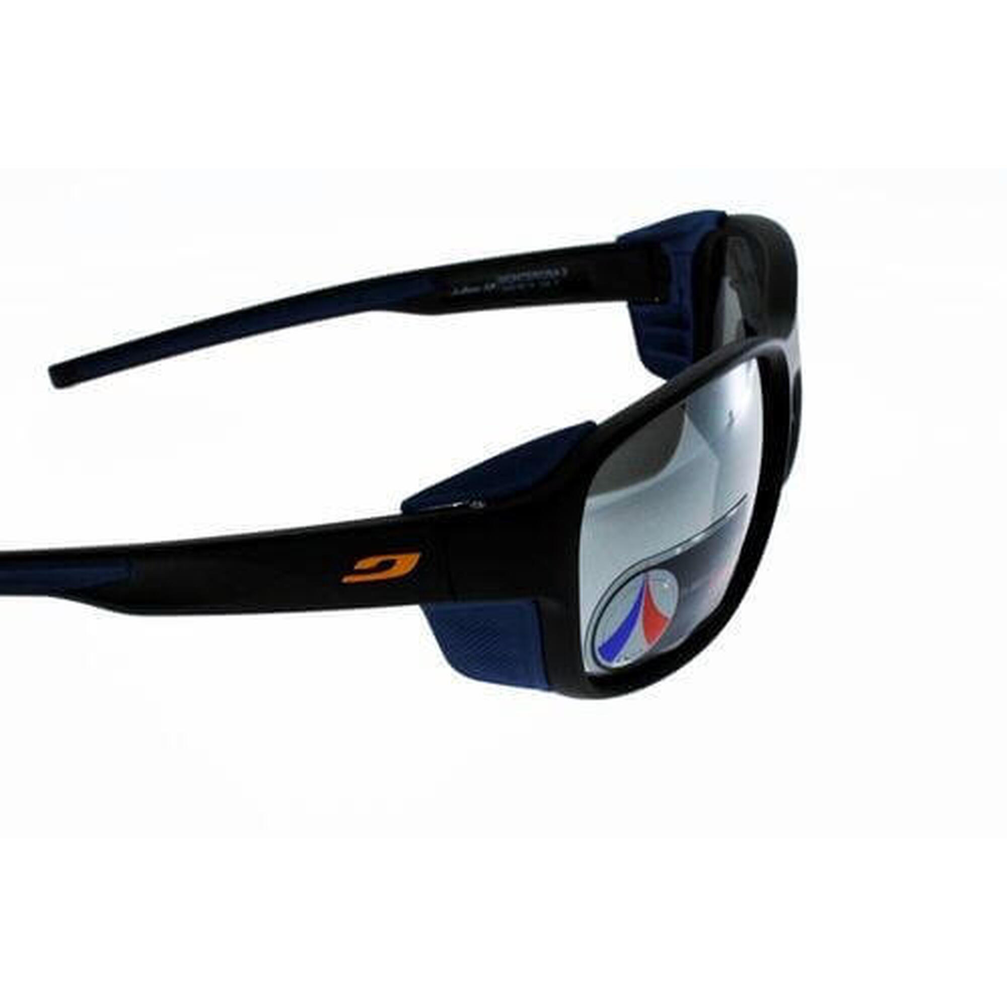Lunettes de soleil Julbo Monterosa 2.0 Noir bleu avec coques amovibles 2/7