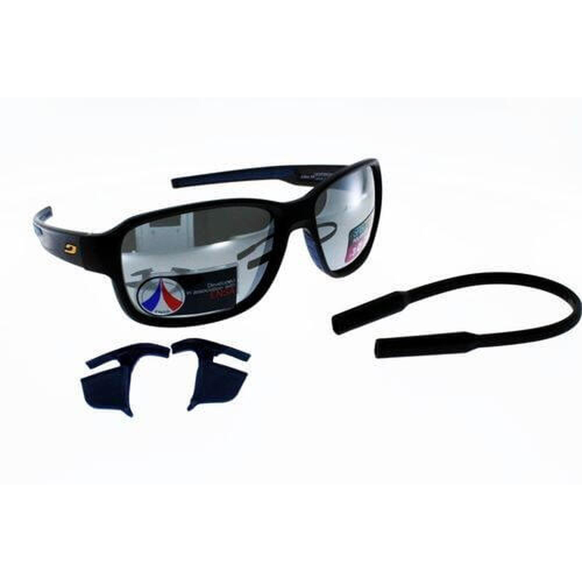 Lunettes de soleil Julbo Monterosa 2.0 Noir bleu avec coques amovibles 3/7