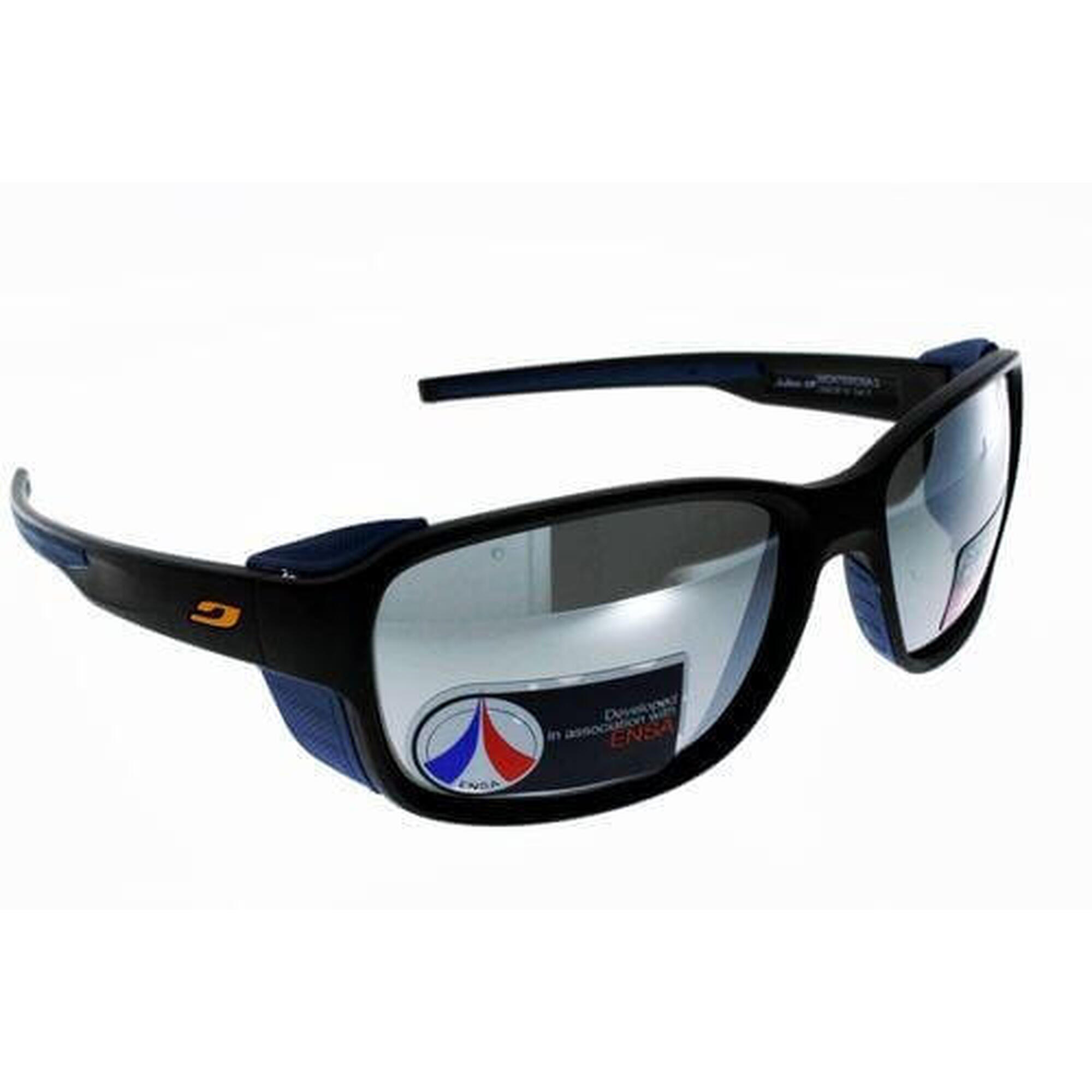 Lunettes de soleil Julbo Monterosa 2.0 Noir bleu avec coques amovibles 5/7