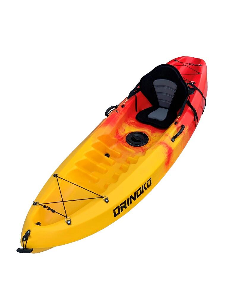 Kajak jednoosobowy sit on top do pływania Scorpio Kayak Orinoko 1 pack stabilny 3/4