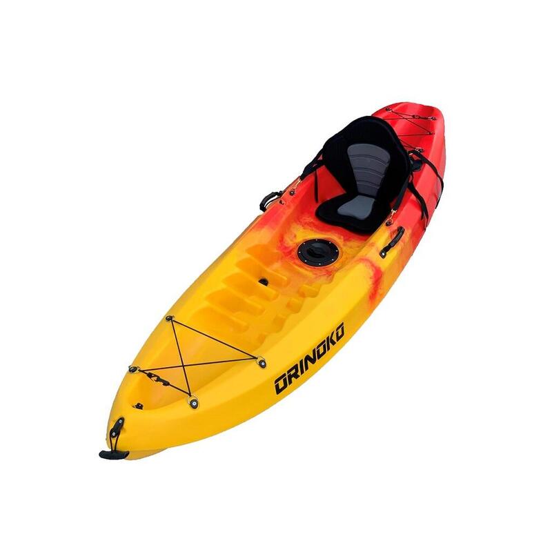 Kajak jednoosobowy sit on top do pływania Scorpio Kayak Orinoko 1 pack stabilny