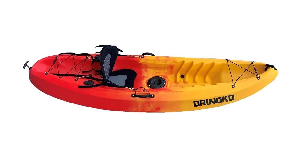 Kajak jednoosobowy sit on top do pływania Scorpio Kayak Orinoko 1 pack stabilny 2/4