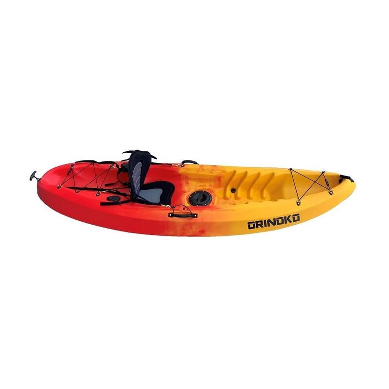 Kajak jednoosobowy sit on top do pływania Scorpio Kayak Orinoko 1 pack stabilny