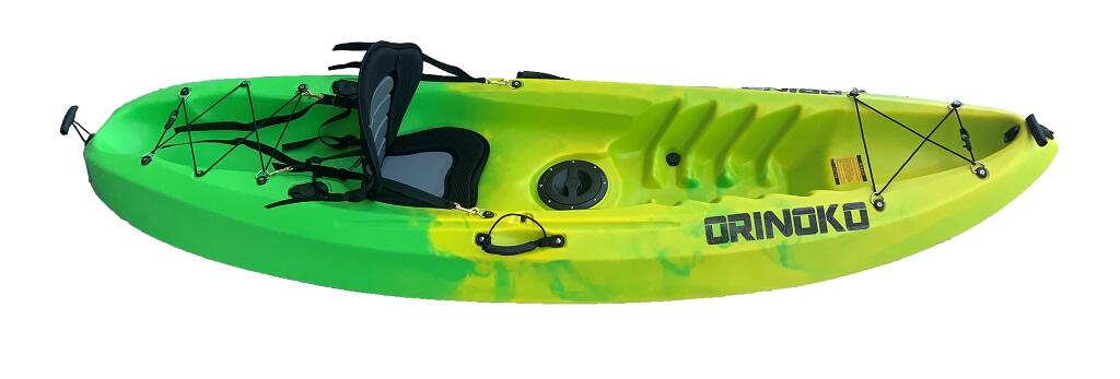 Kajak jednoosobowy sit on top do pływania Scorpio Kayak Orinoko 1 pack stabilny 2/3