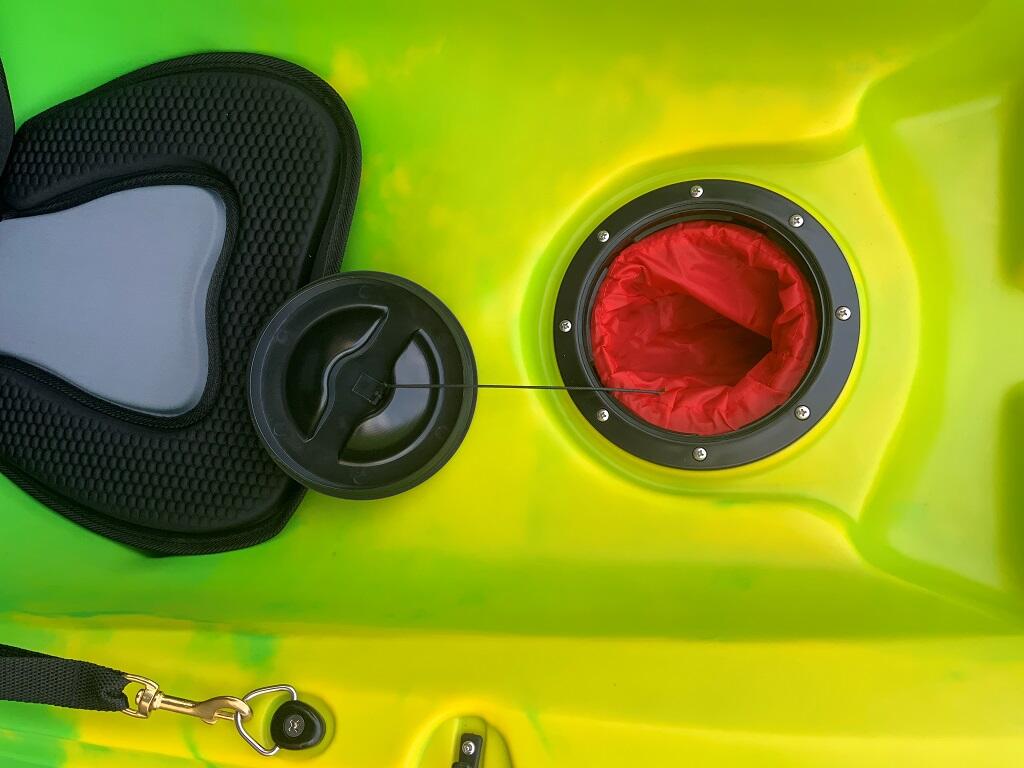 Kajak jednoosobowy sit on top do pływania Scorpio Kayak Orinoko 1 pack stabilny 3/3
