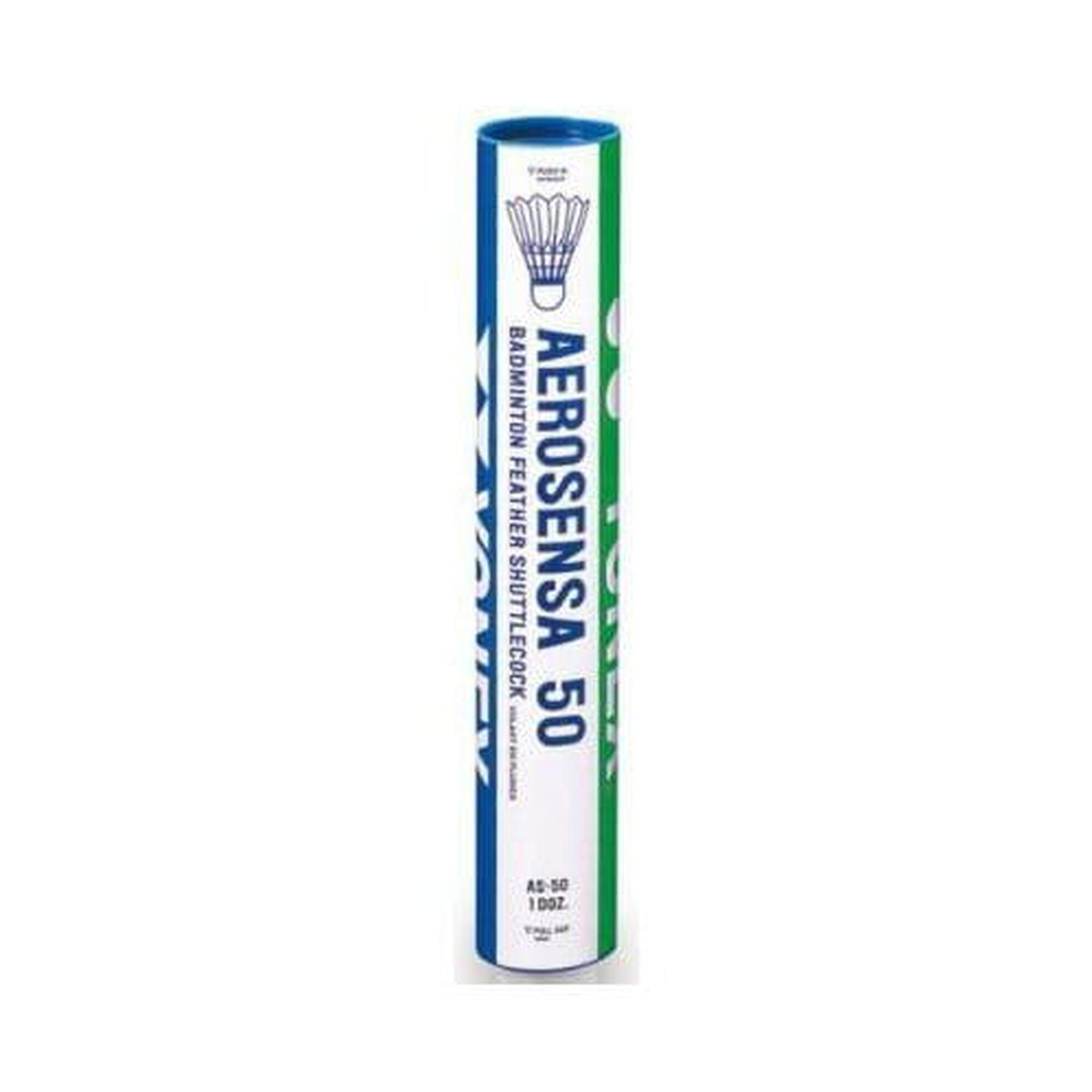 Yonex - Tube De 12 Volants De Badminton Yonex Plumes Aerosensa 50 - Volant Plume - Blanc - Taille Unique - Decathlon