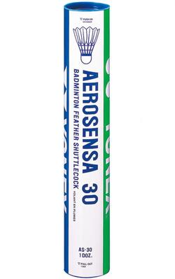 Buis met 12 badminton shuttles yonex aerosensa 30