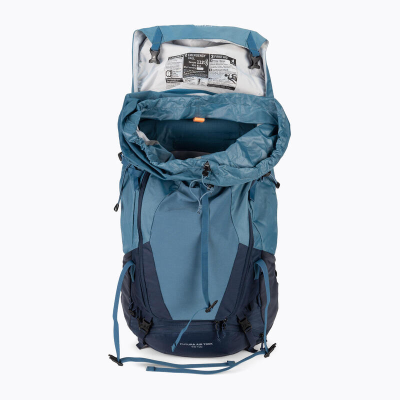 Rucsac de trekking deuter Futura Air Trek 60 + 10 l albastru 60+10 l