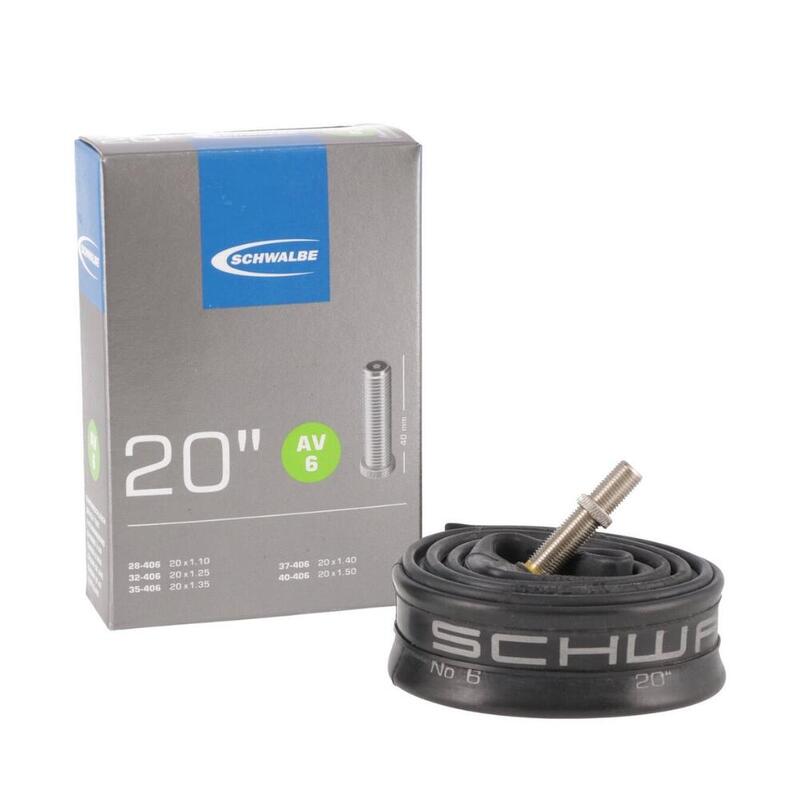 Schwalbe - Binnenband - AV6 - 20 inch x 1.10 - 1.50 - Auto Ventiel - 40mm