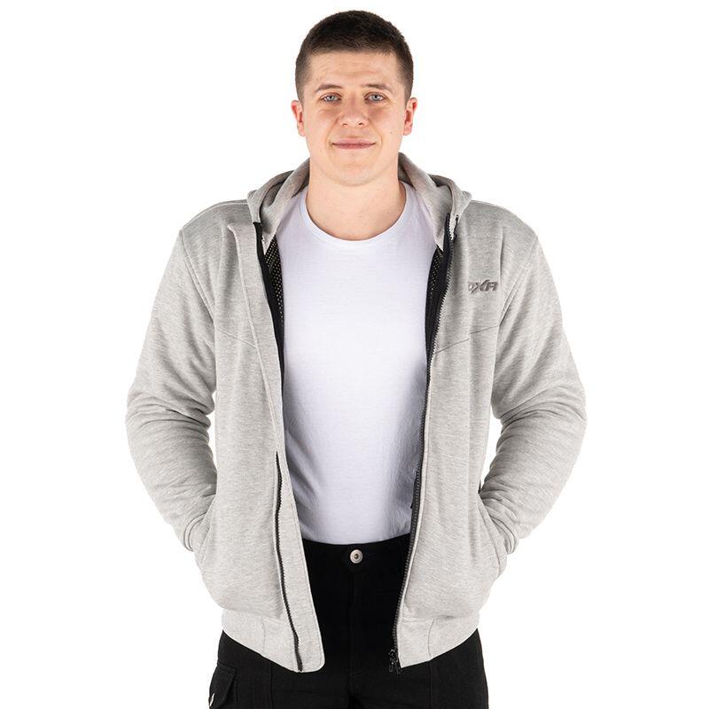 Sweat moto FLEEZ Homme Gris DXR 5/7