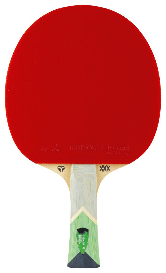 Raquette De Tennis De Table Tibhar Powerblade XT – Poignée Concave, Revêtements Interchangeables, 4 Couches Bois