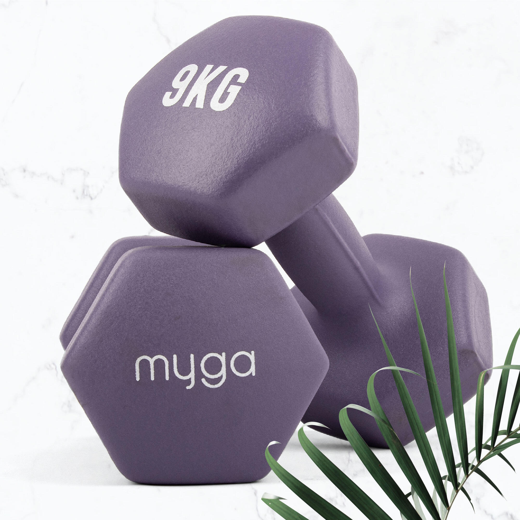 Hexagonal Dumbbell - 9kg Pair 2/7