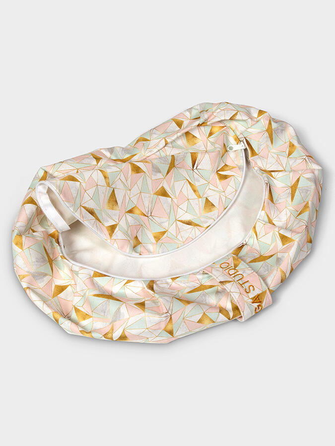 Yoga Studio Spare EU Crescent Cushion Cover - Origami Golden Blush 2/3