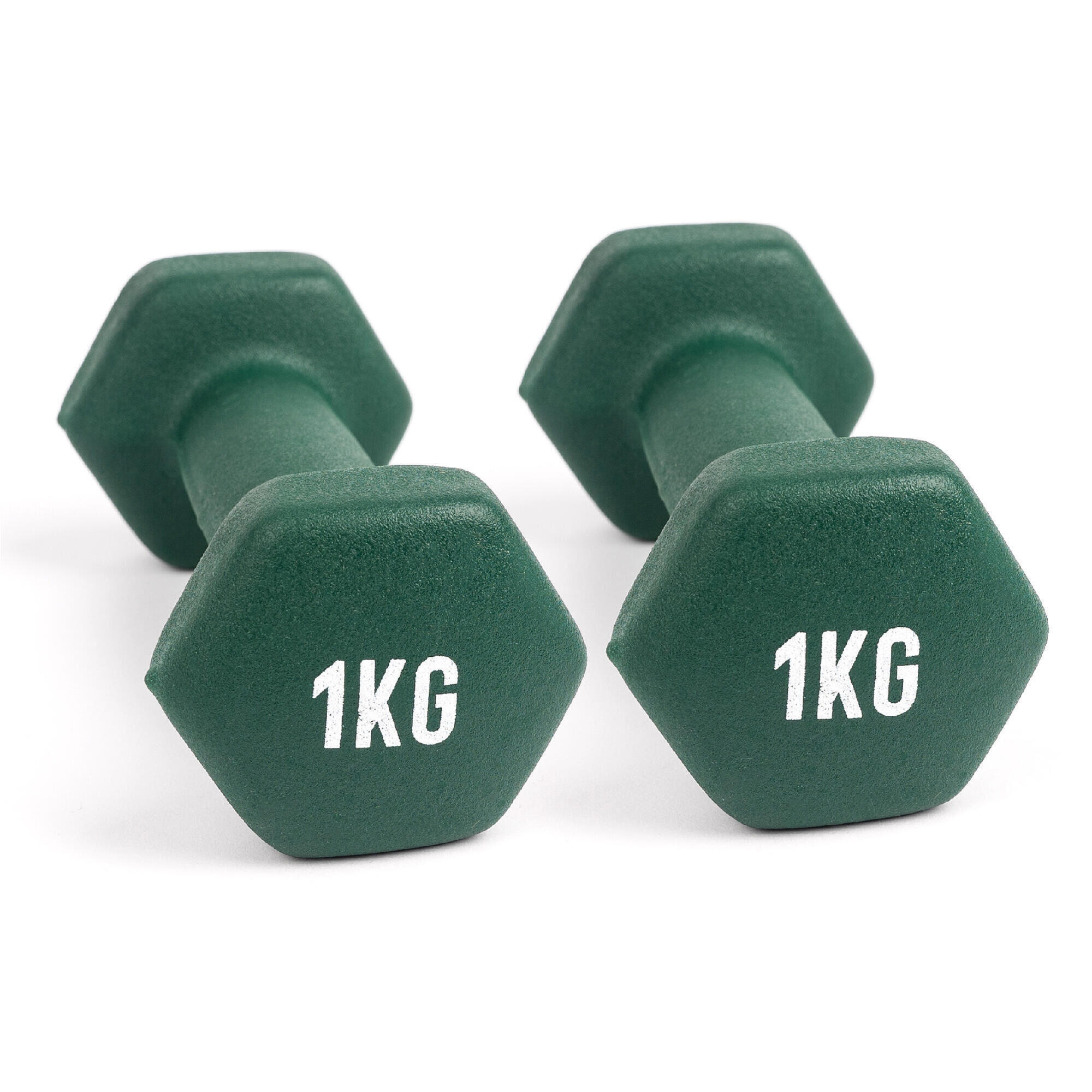 MYGA Hexagonal Dumbbell - 1kg Pair