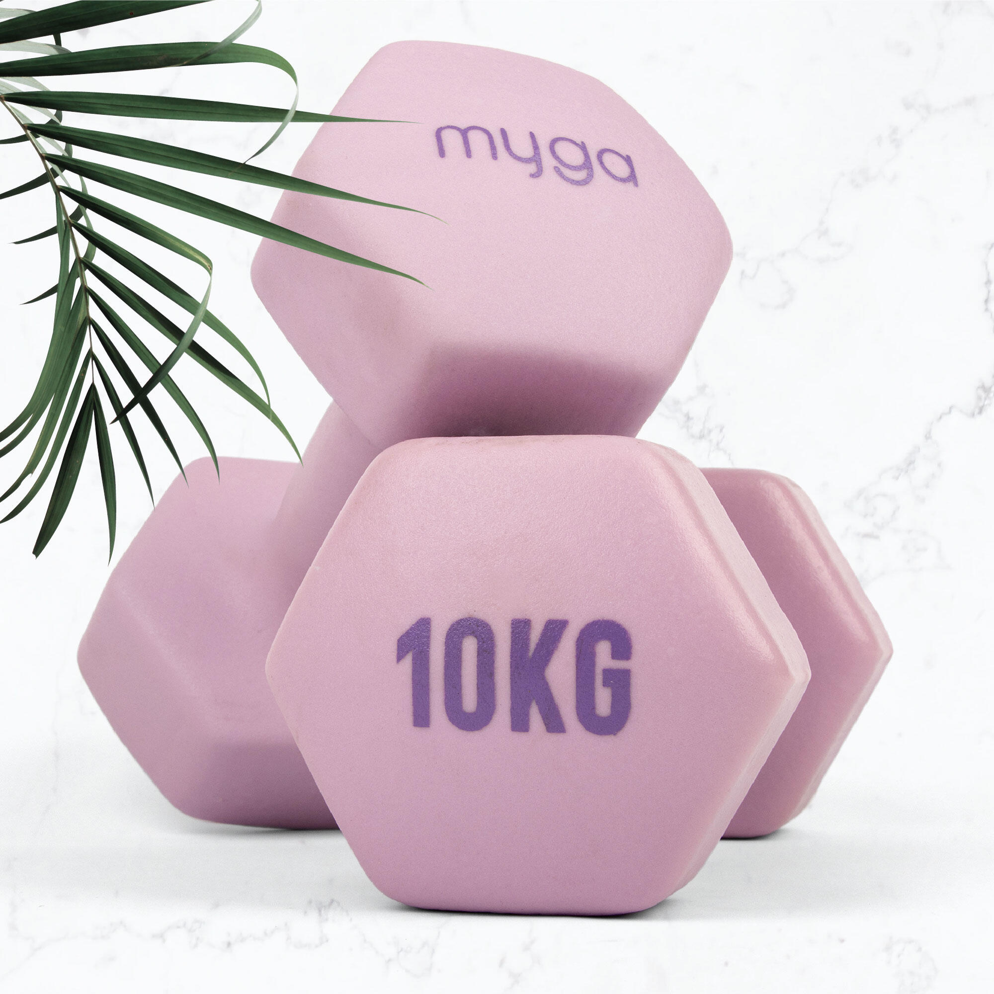 Hexagonal Dumbbell - 10kg Pair 2/7