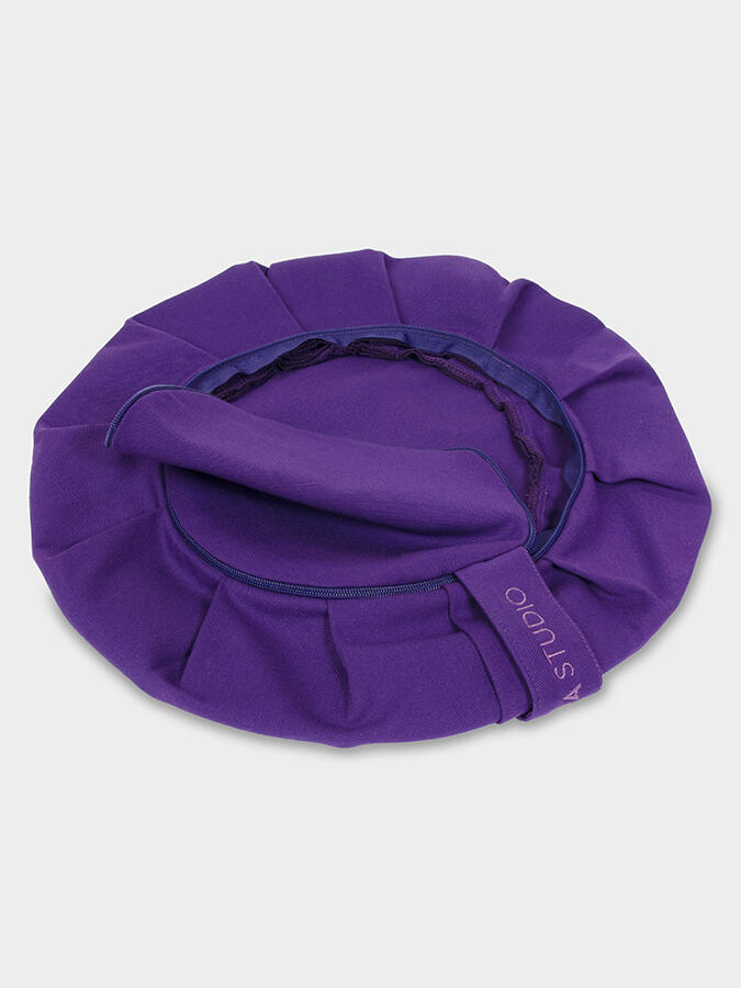Yoga Studio Spare EU Round Cushion Cover - Purple 2/3