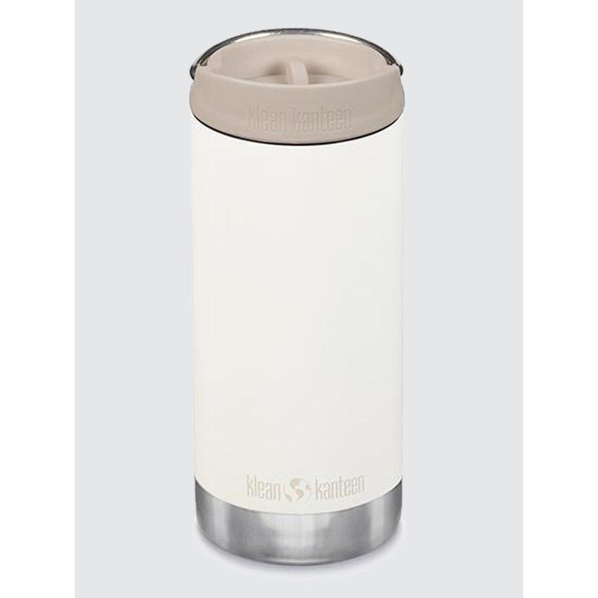 Klean Kanteen TKWide Insulated Bottle 12oz (355ml) (Café Cap) - Tofu 1/3