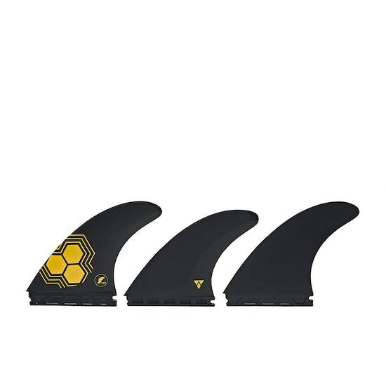 Futures AM2 Alpha Size Large Thruster Set Yellow 3/6