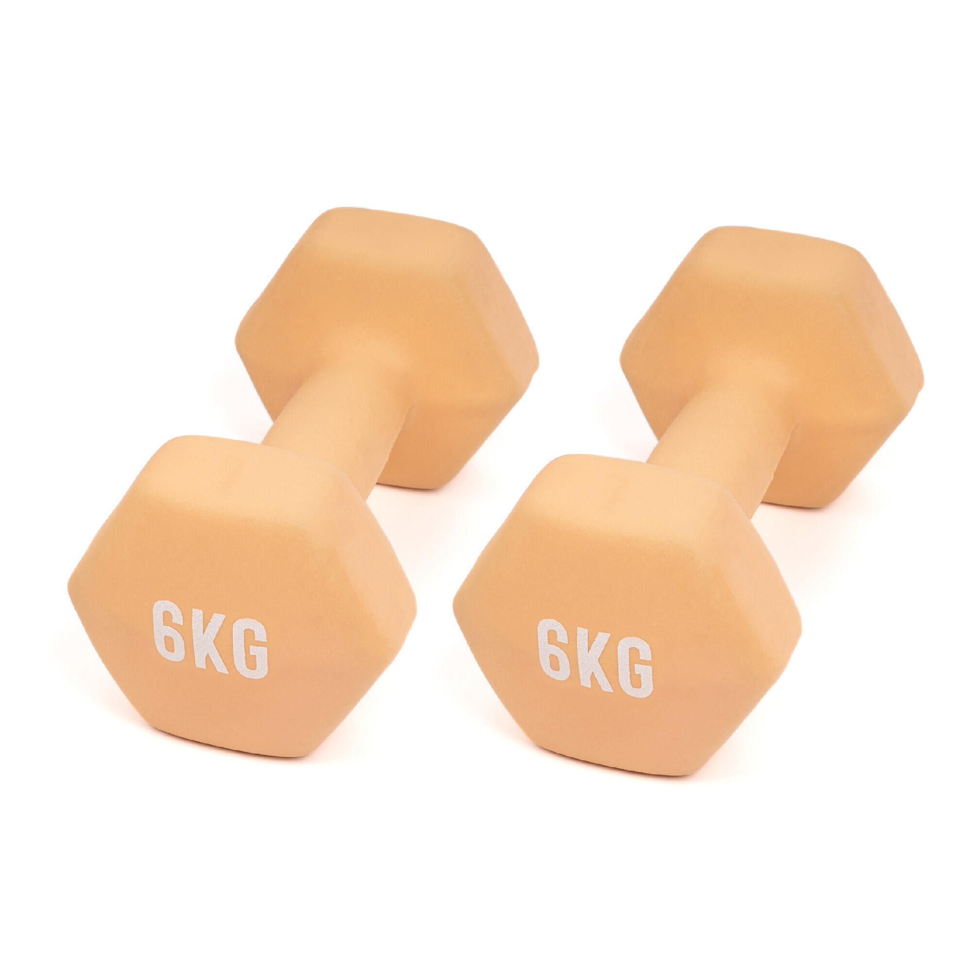 MYGA Hexagonal Dumbbell - 6kg Pair