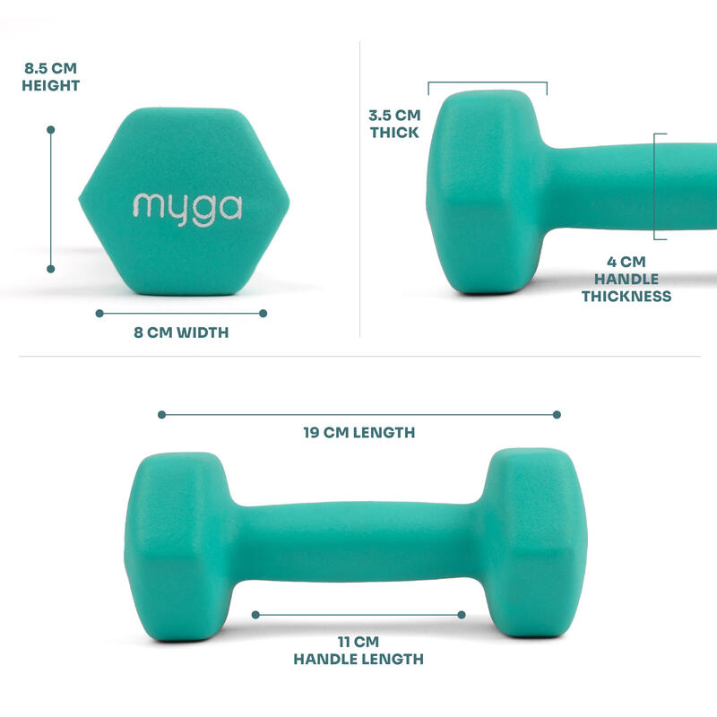Činka Myga Dumbbell 3 kg 1 ks
