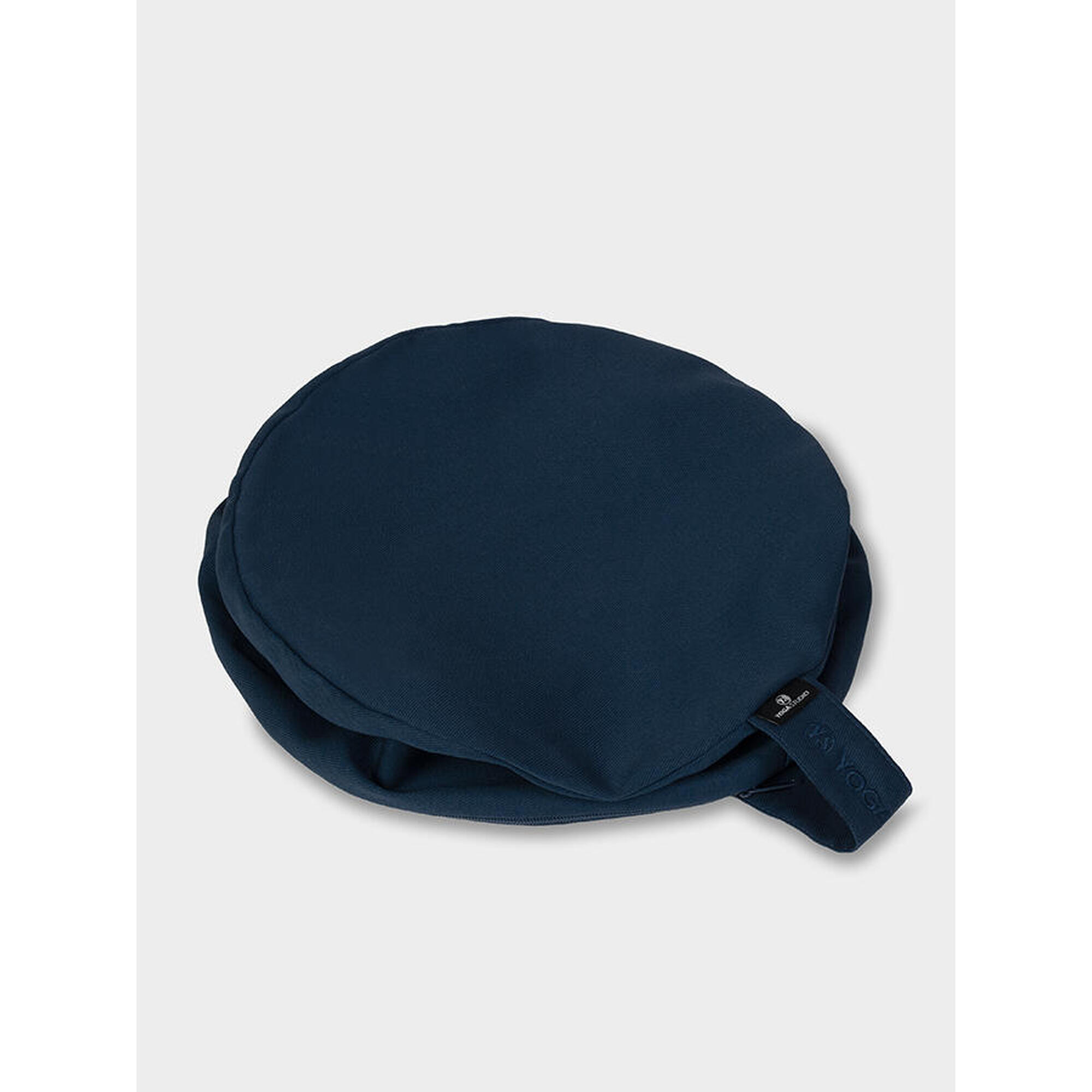 Yoga Studio Spare Cylinder Cushion Cover - Navy Blue 1/3