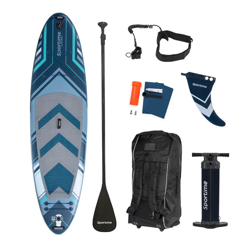 Sportime Stand Up Paddling Board Seegleiter Pro Full-Carbon-Set, 126 S