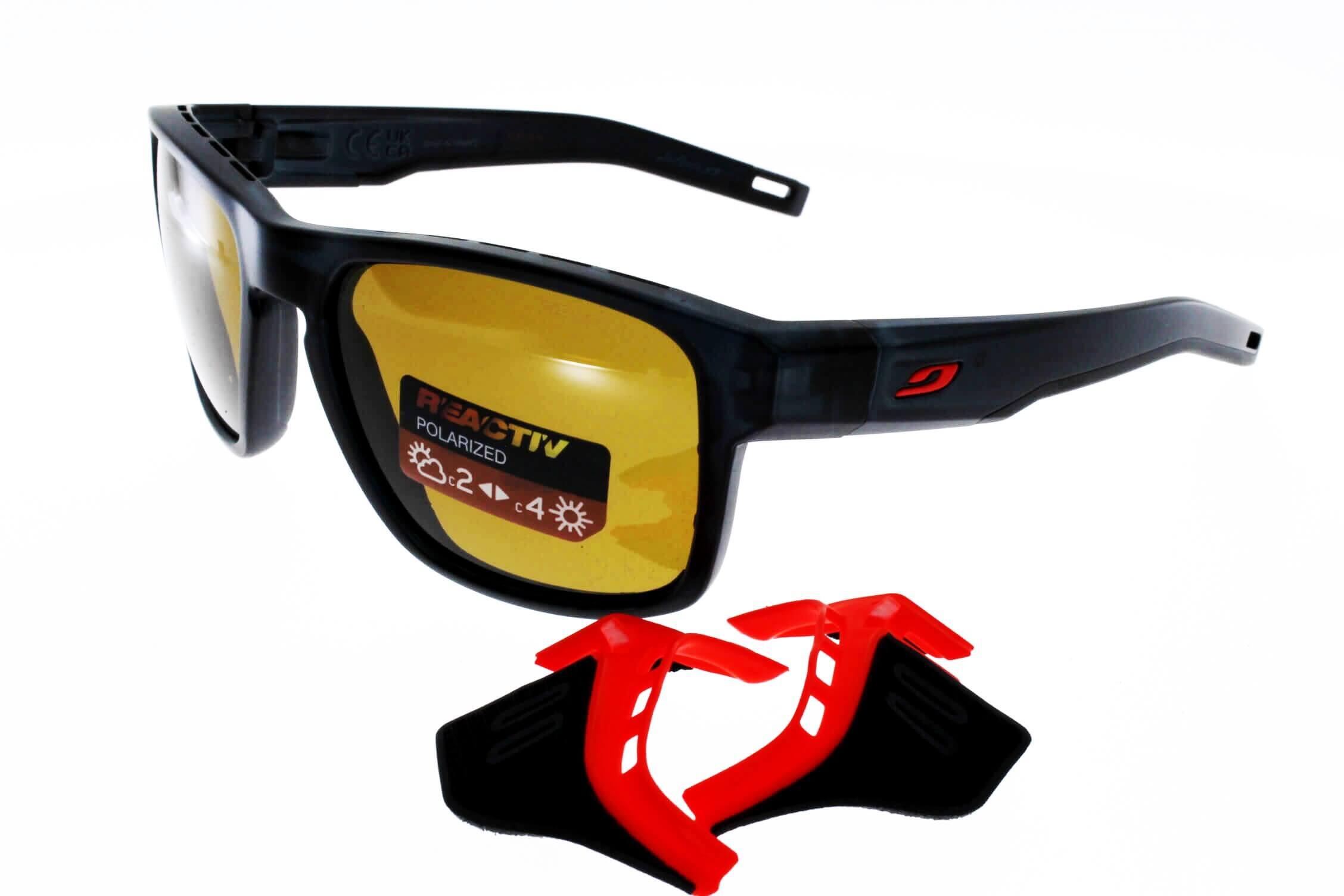 Julbo J5445014 Shield M Noir rouge, verre polarisé et photochromique 5/7