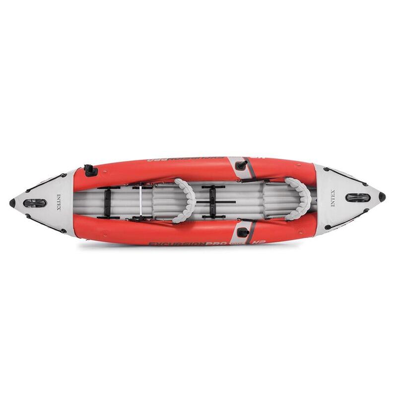 Excursion Pro K2 - 2 persons Inflatable Kayak and Paddle set - Red