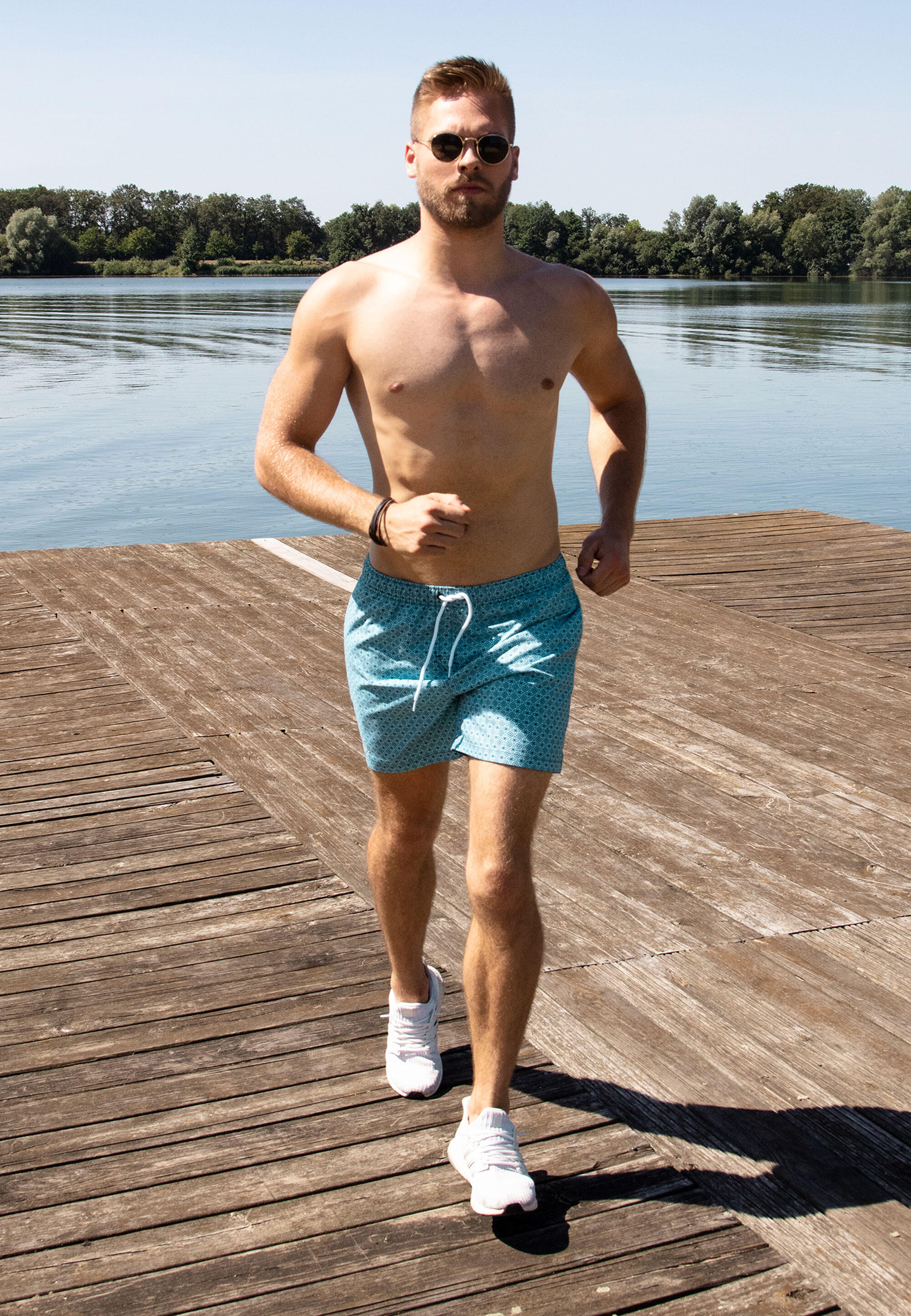 Pantaloncini da bagno Beco | Verde menta 2XL 5/5