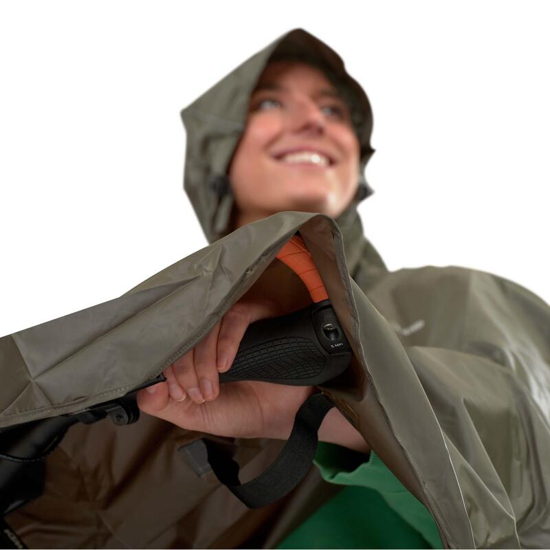 LOWLAND Poncho imperméable velo - 100% imperméable (10.000mm)