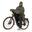 LOWLAND Fahrradponcho 100% wasserdicht (10.000mm) - atmungsaktiv ,PFAS frei!