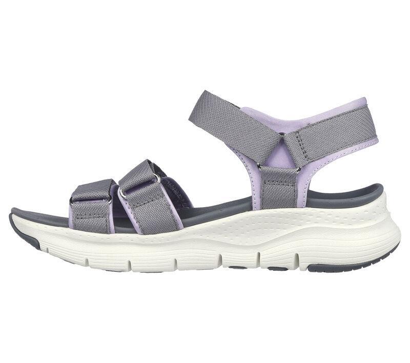 Sandálias de caminhada Mulher Skechers Arch Fit- Fresh Bloom. lavanda bege 2/5
