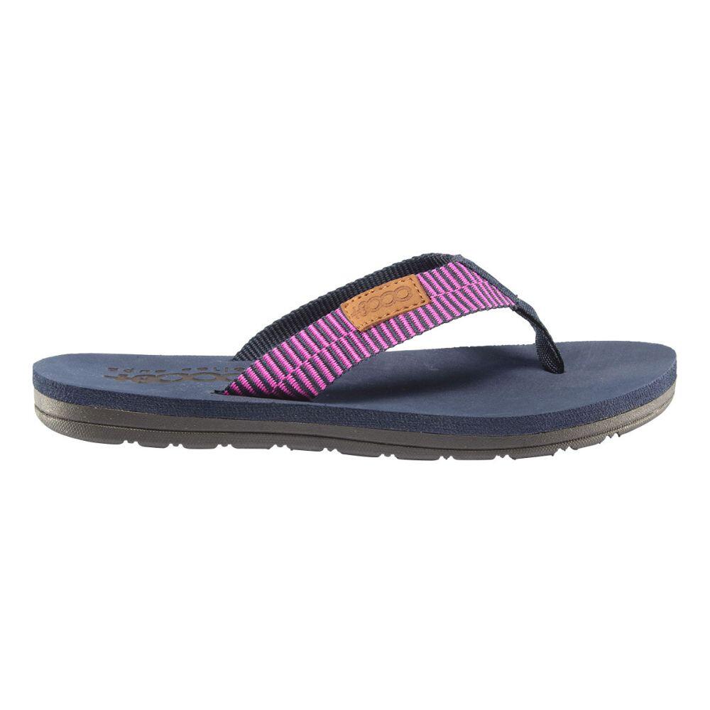 +8000 Chanclas de playa para mujer + 8000 Tacan W. Negro/violeta