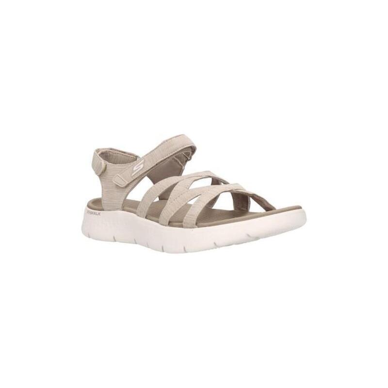 Sandálias de caminhada Mulher Skechers Go Walk Flex Sandal. Taupe