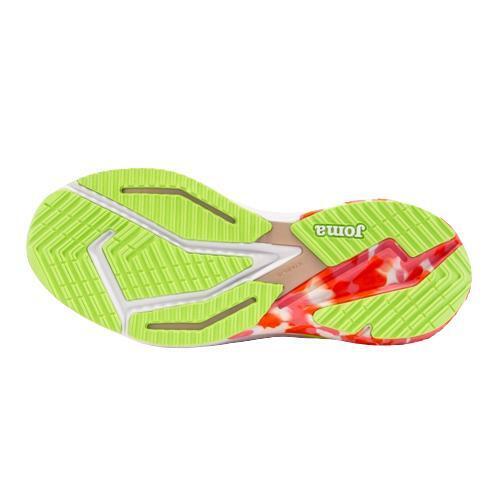 Sapatilhas running Mulher Joma Hispalis 2302. Branco/coral