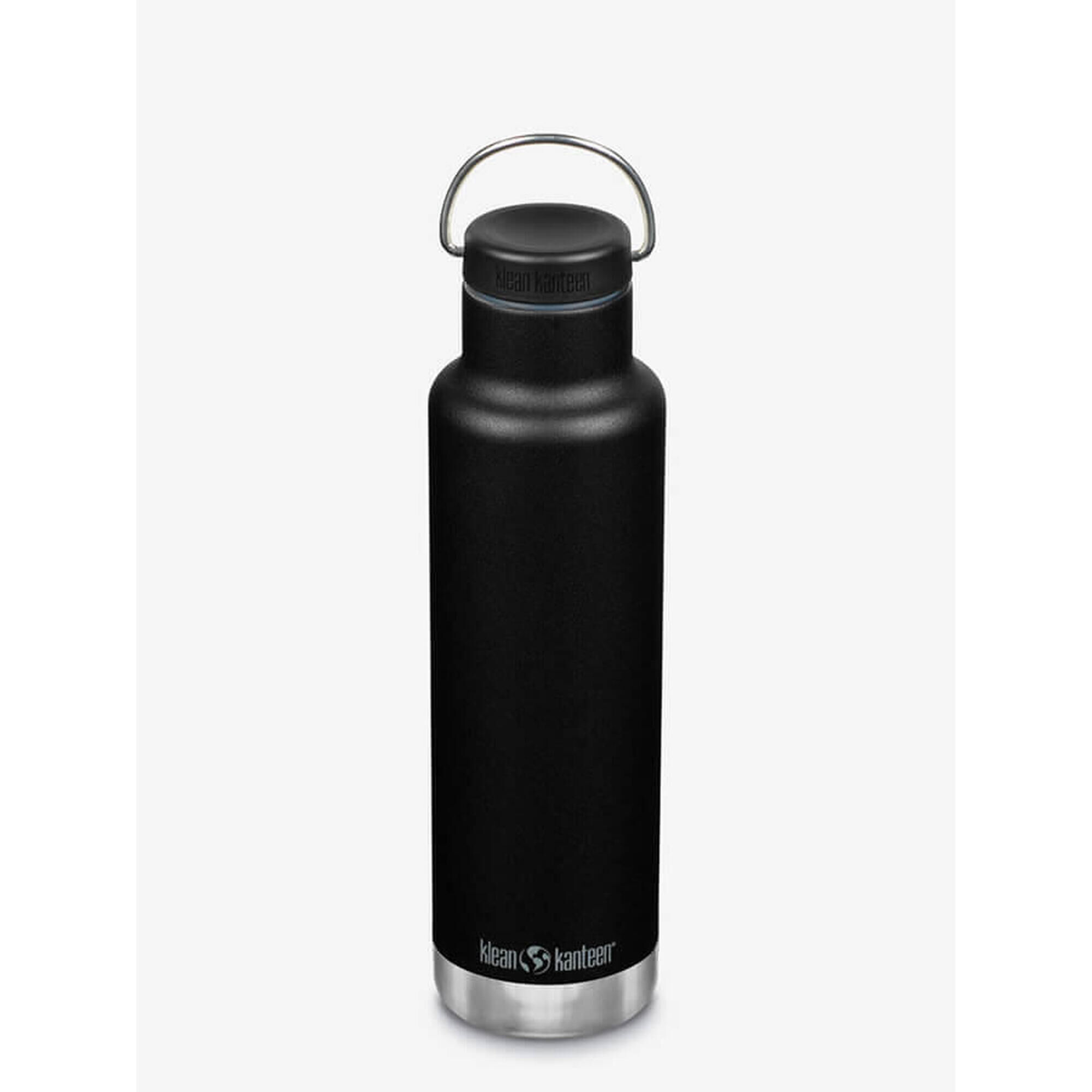 KLEAN KANTEEN Klean Kanteen Vacuum Insulated 592ml Classic Bottle With Loop Cap - Black