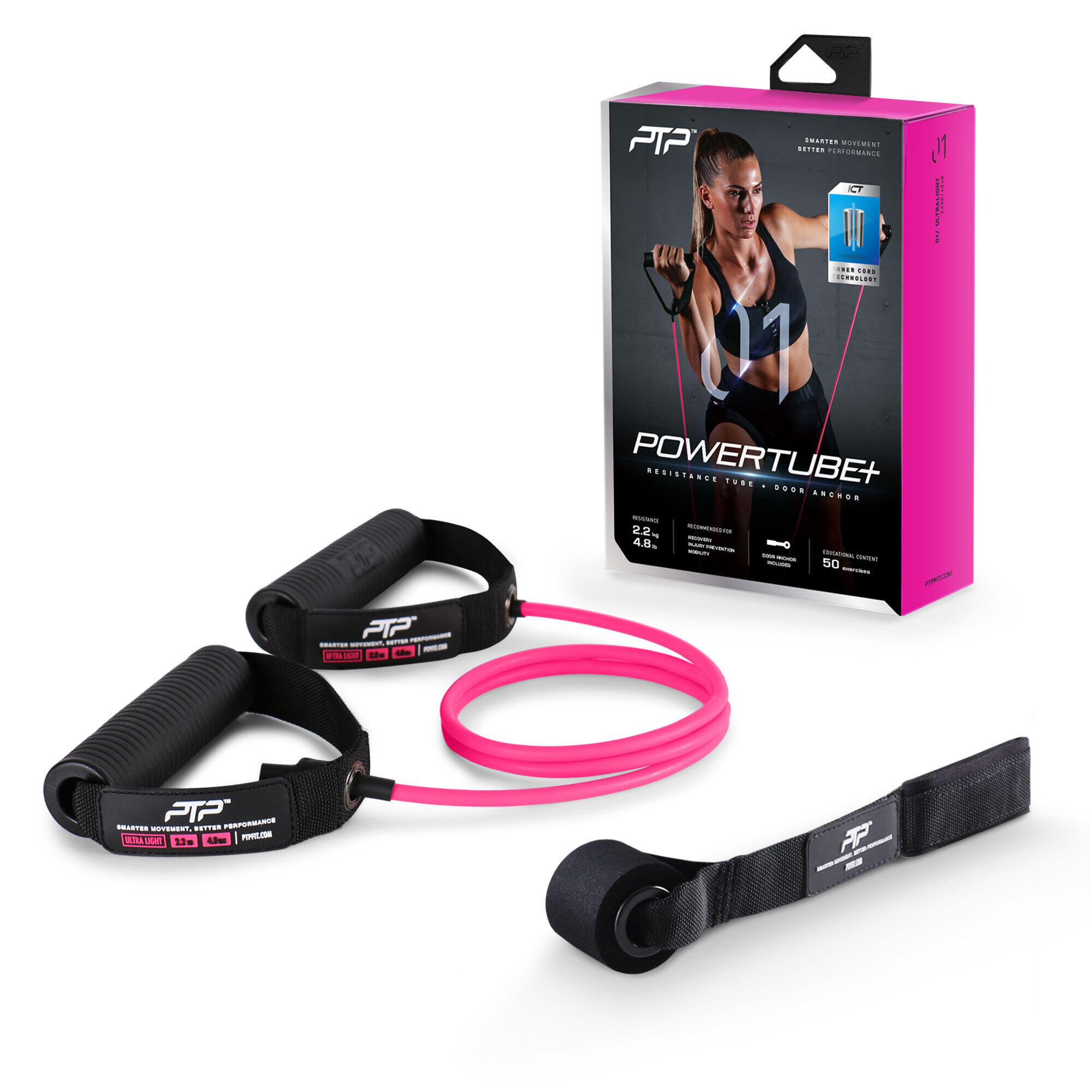 PTP PTP Resistance Tube + Tür Anker Set POWERTUBE+