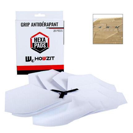 GRIP ANTIDÉRAPANT HEXAPADS - HOWZIT - 20 PCS -