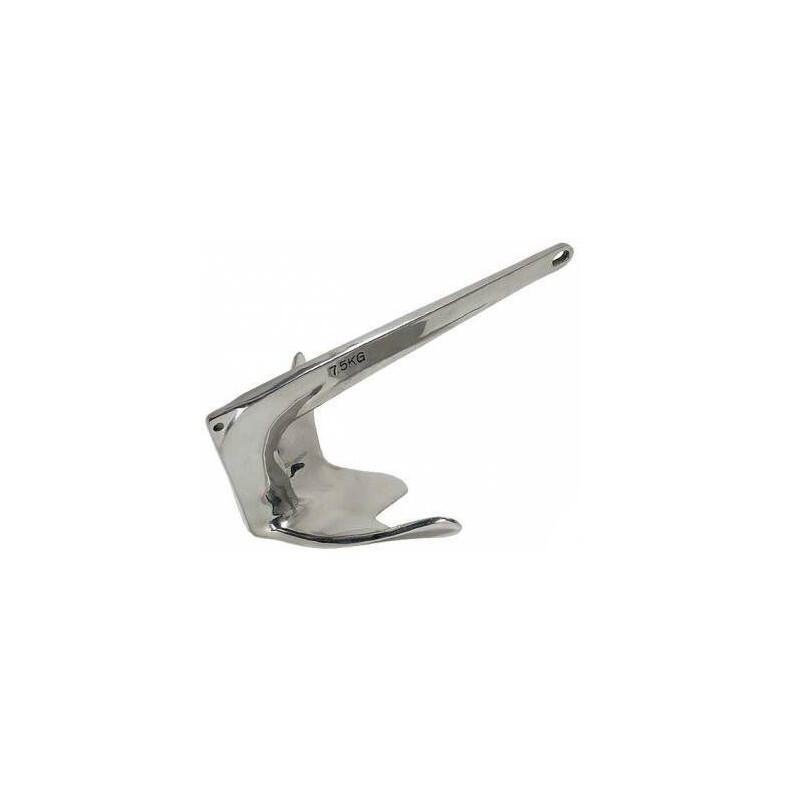 Ancre type Trefoil en acier inoxydable - 7.5 kg