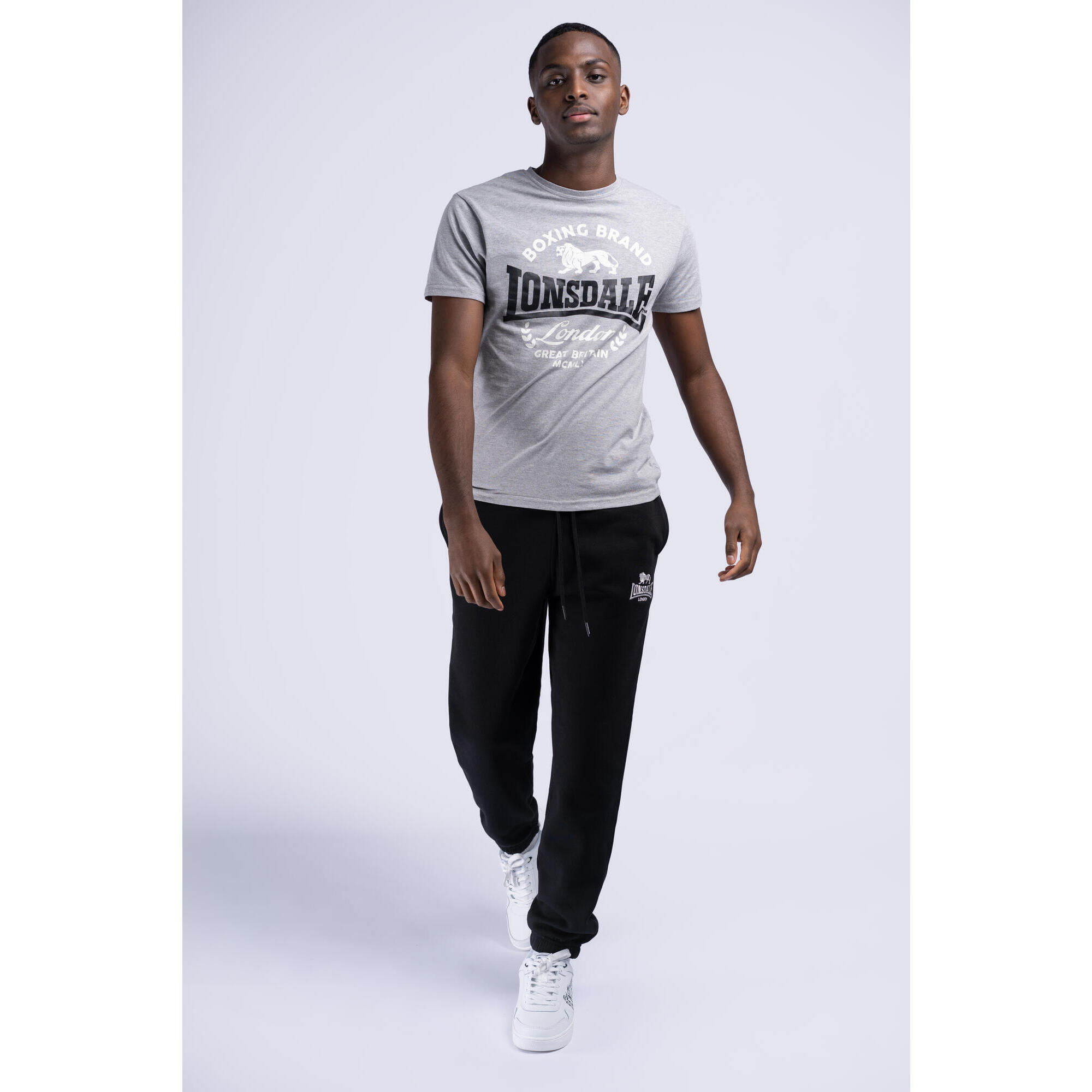 LONSDALE Heren joggingbroek regular fit SAINTFIELD 3/7