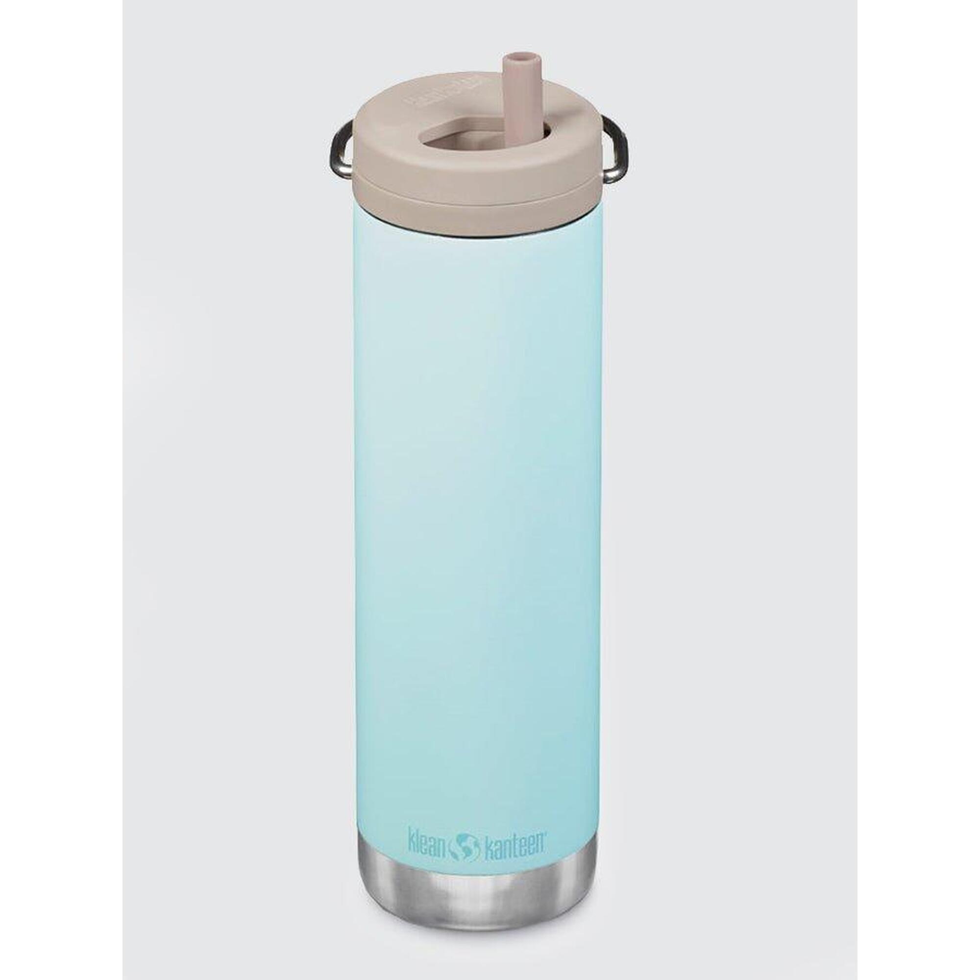 Klean Kanteen TKWide Insulated Bottle 20oz (592ml) With Twist Cap - Blue Tint 1/1