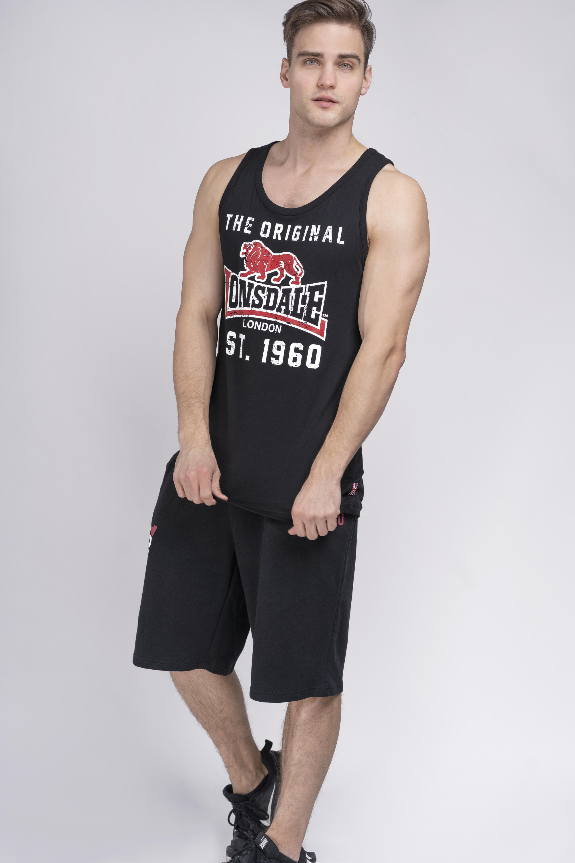 LONSDALE Herren Singlet normale Passform LEECE 3/6