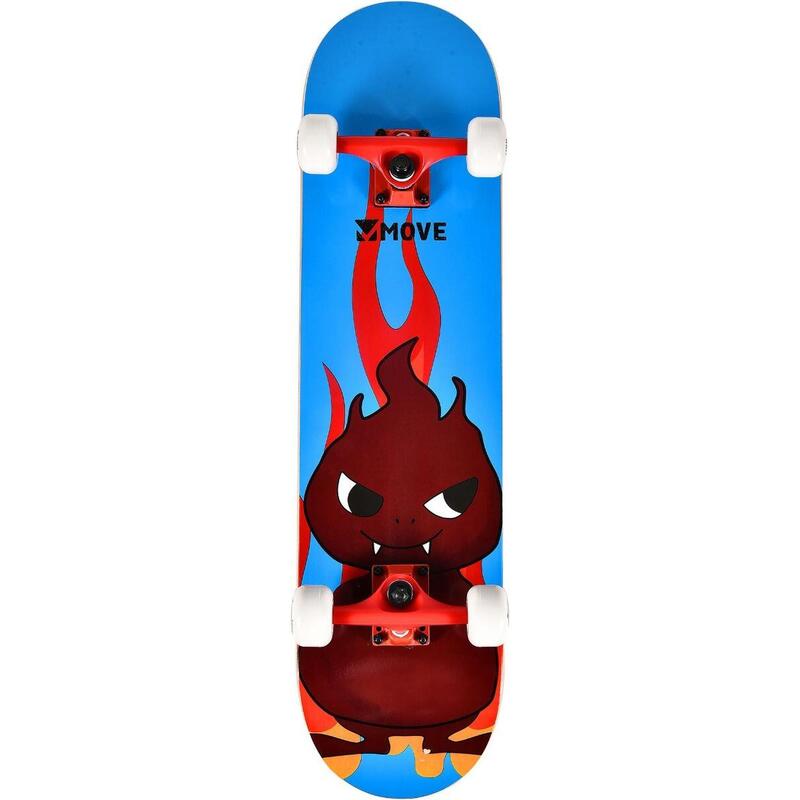 Move skateboard 31" Fire en bleu