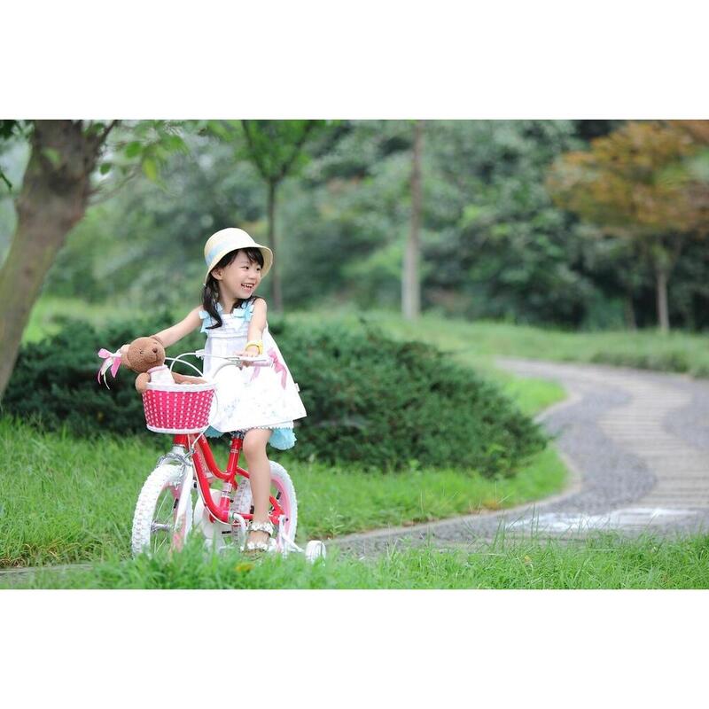 Star Kids 14" Jungen-Mädchen-Kinderfahrrad - Pink