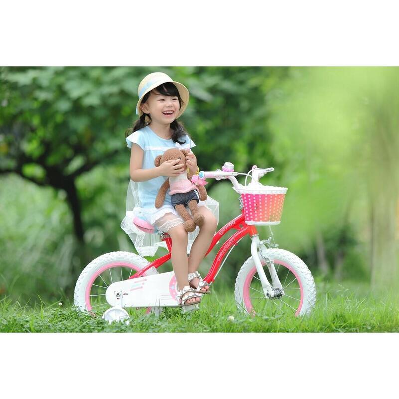 Star Kids 14" jongens meisjes kinderfiets - Roze