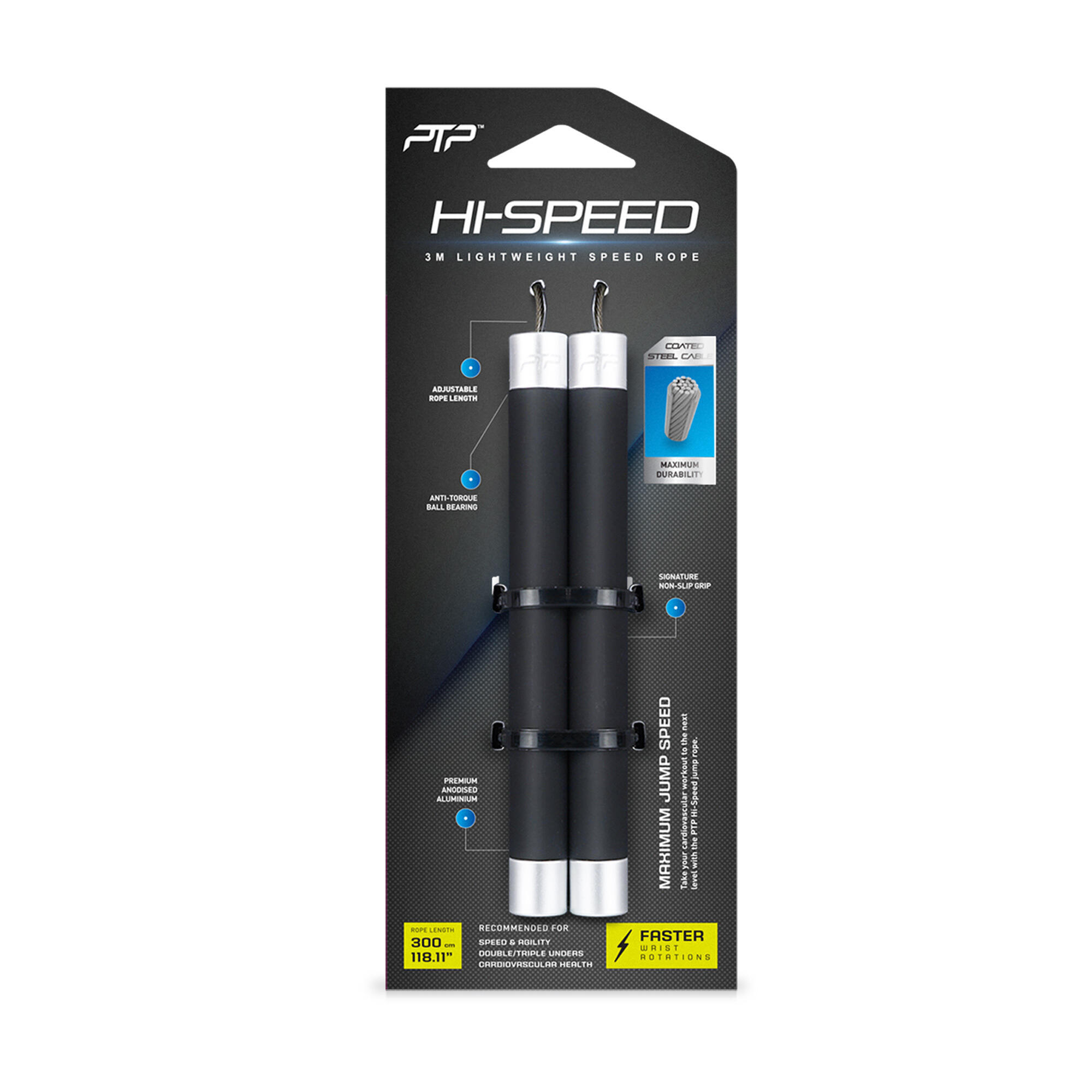 PTP PTP Lightweight Speed Rope HI-SPEED