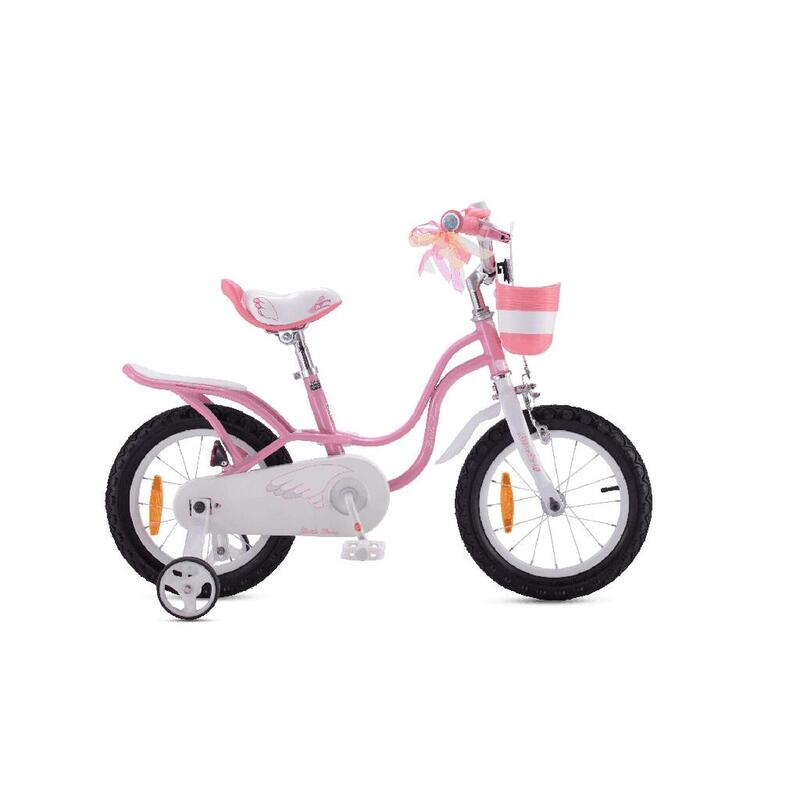 Swan Kids 16" jongens meisjes kinderfiets - Roze